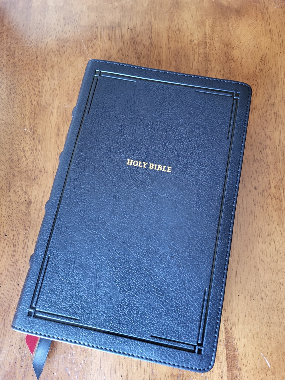 Classic Black Holy Bible with Gold Lettering NKJV